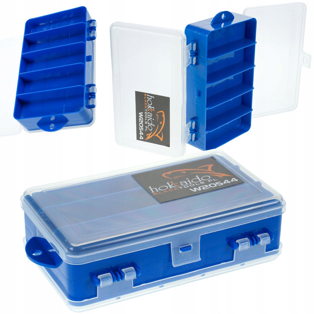 FISHING BOX HOKKAIDO DOUBLE SIDED 14,5 x 8,5 x 4,5cm FOR ACCESSORIES FOR