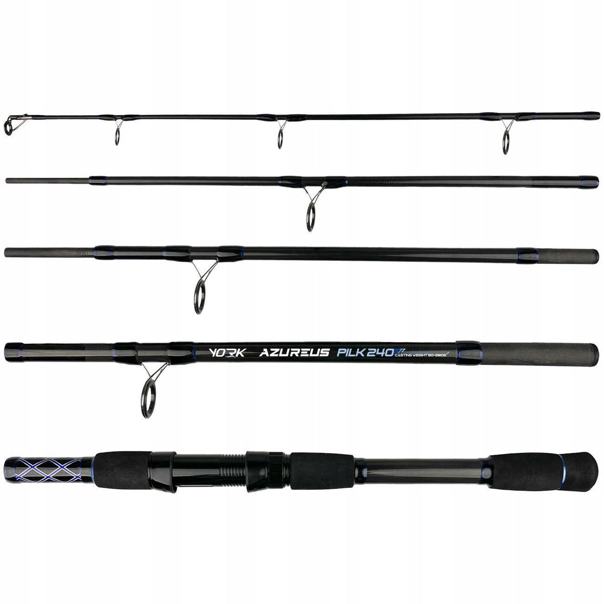 FISHING ROD YORK AZUREUS PILK TRAVEL 240cm / 80-280g