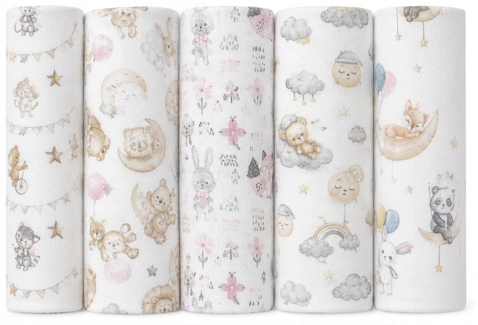 FLANNEL DIAPERS THICK SOFT DIAPERS PREMIUM POLISH PRODUCT 5PCS