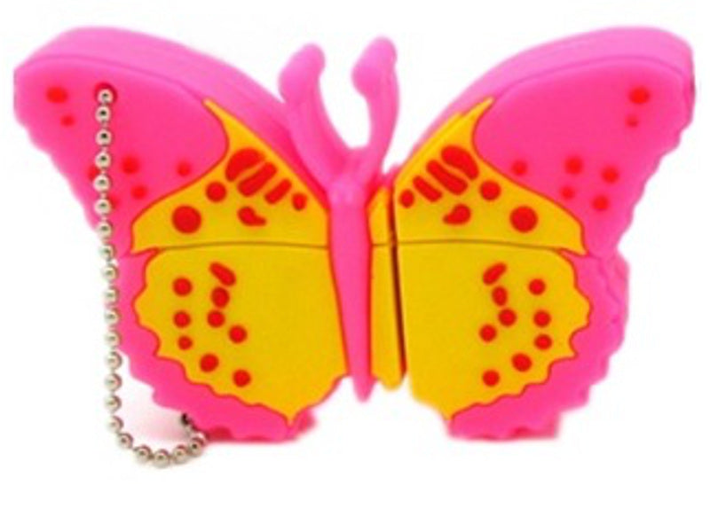 FLASH DRIVE 8GB 3.0 USB BUTTERFLY PINK INSECT