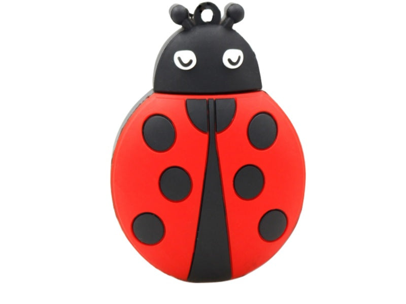 FLASH DRIVE 8GB USB LADYBUG SEVEN DOT INSECT