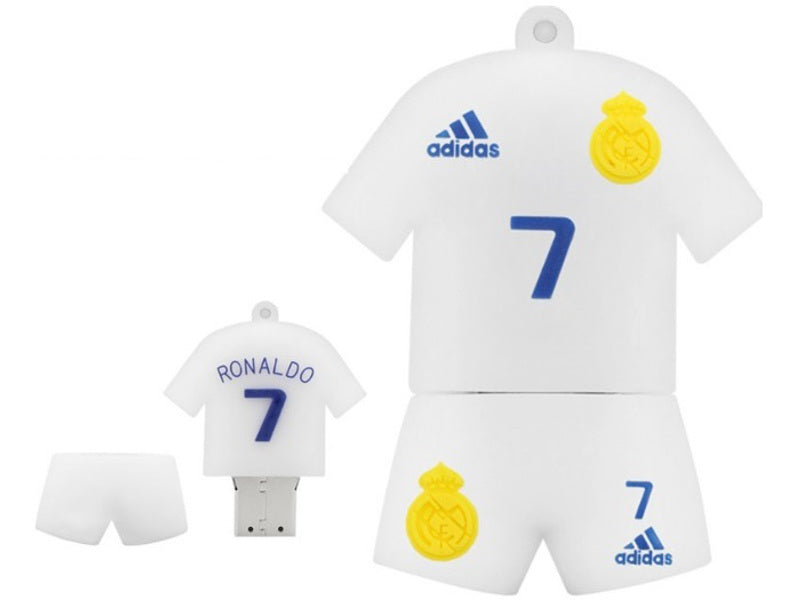 FLASH DRIVE REAL MADRITE 128 GB USB RONALDO BALL CR7