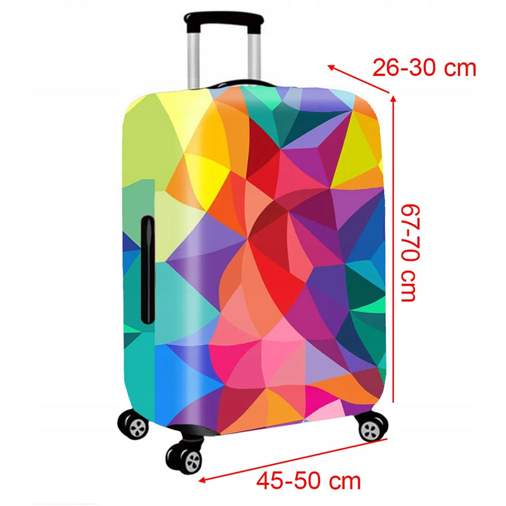 FLEXIBLE CASE PROTECTOR COVER COLORFUL PATTERN 70*50*30 CM Color multicolor