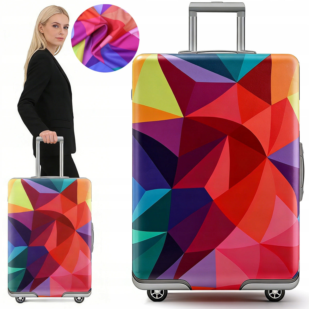 FLEXIBLE CASE PROTECTOR COVER COLORFUL PATTERN 70*50*30 CM