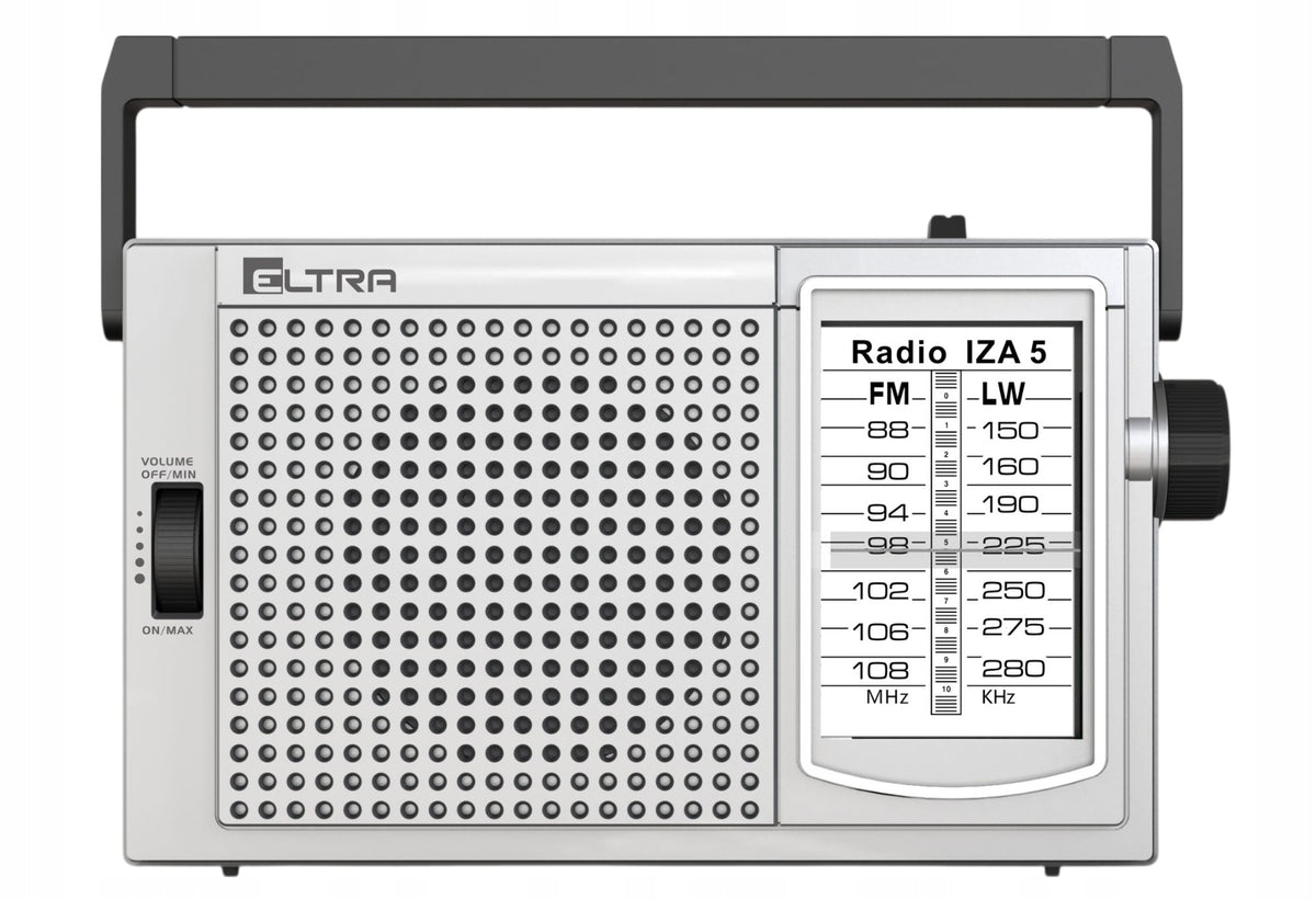 FM LW Eltra IZA 5 network-battery radio for garden kitchen per plot