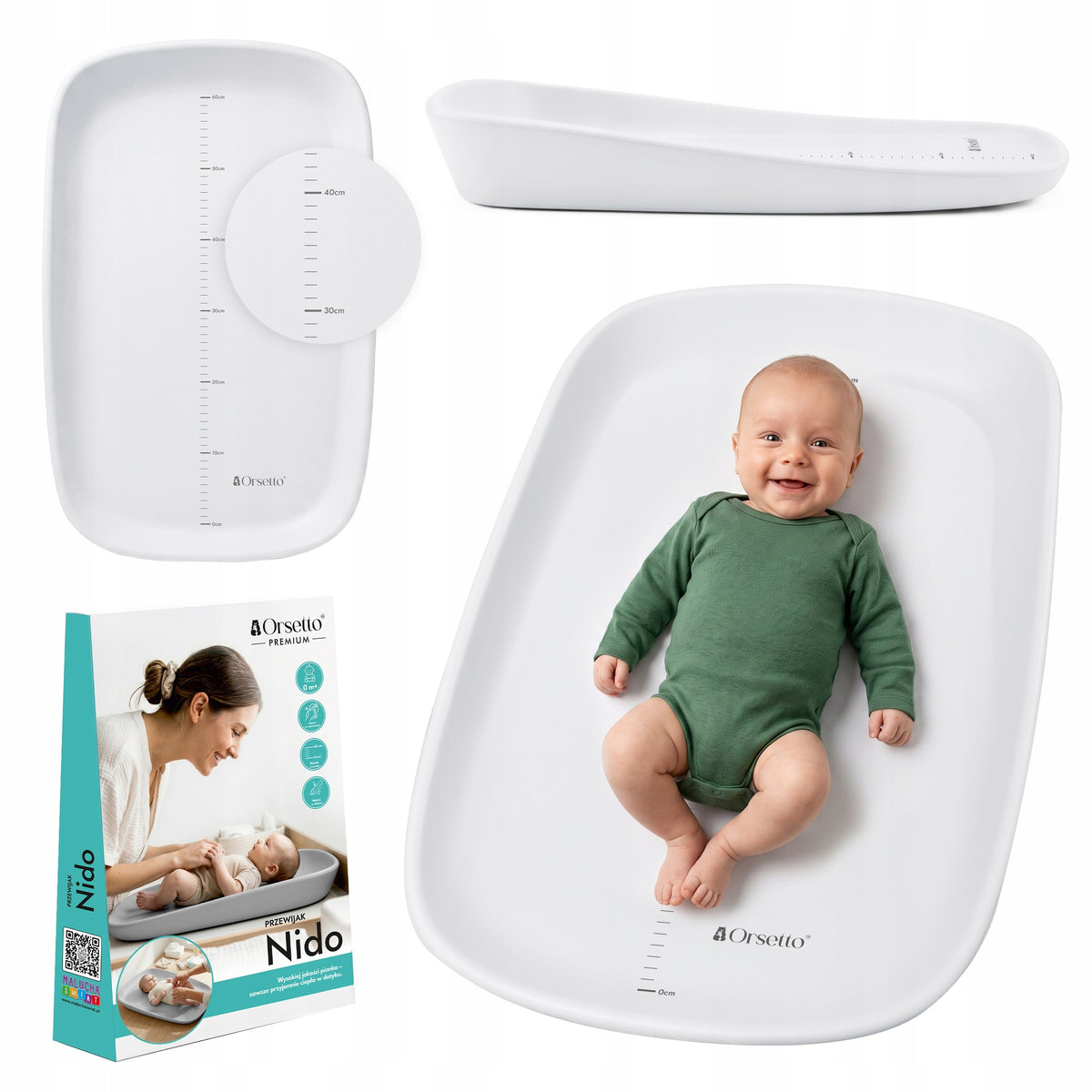 FOAM CHANGING TABLE SOFT WATERPROOF CHANGING MAT FOR CHEST OF DRAWERS GREY
