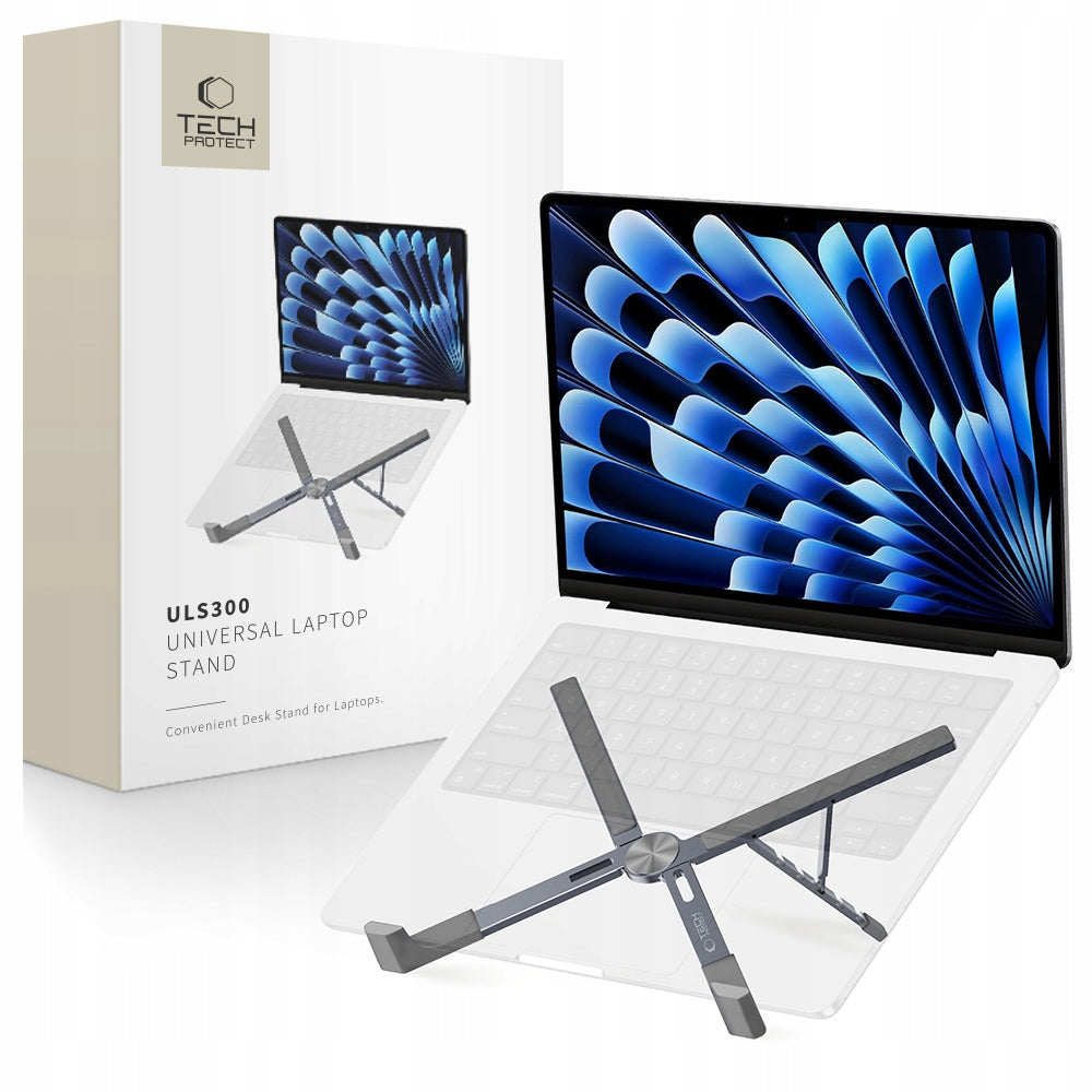 FOLDABLE STAND WITH ADJUSTABLE UNDER FOR LAPTOP / MACBOOK AIR PRO