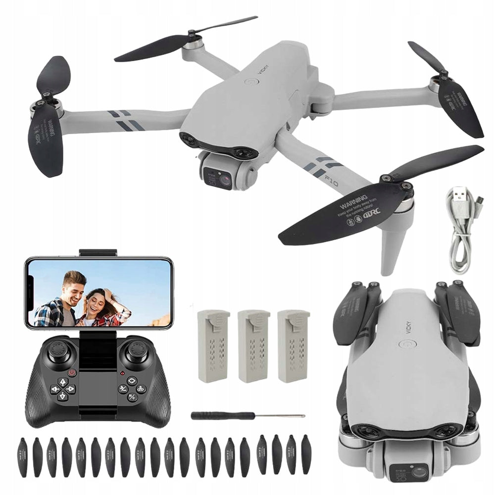 FOLDING DRONE 2 HD CAMERA WITH 3 BATTERIES CAN FLY 20MIN