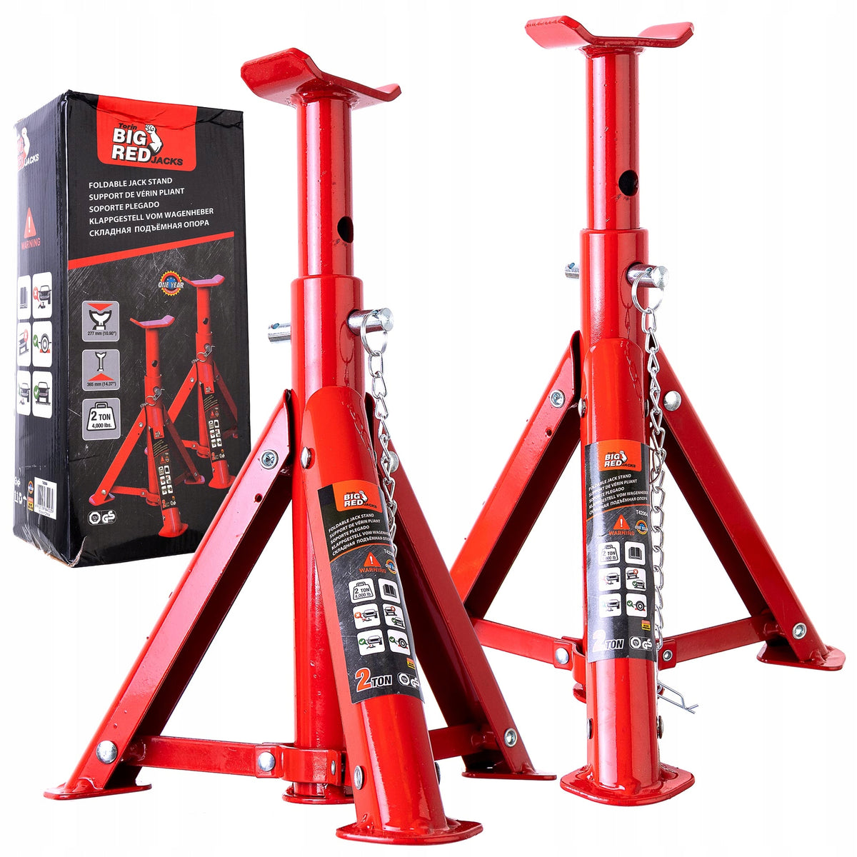 FOLDING MARE 2000 KG WITH LOCK AND FLAT FEET CERTIFIED