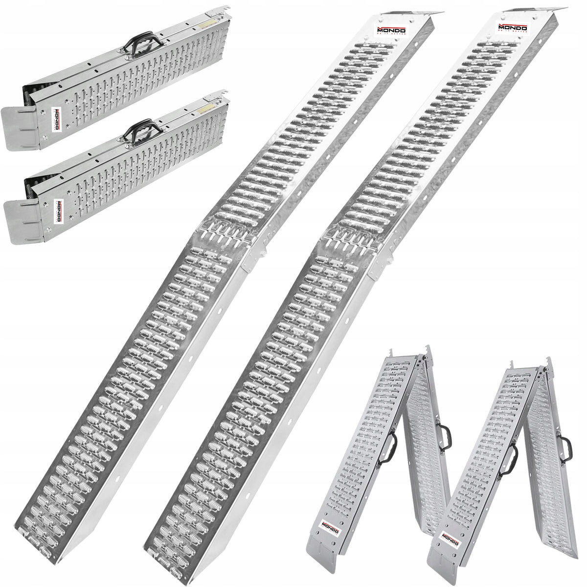FOLDING RELOADING RAMPS OVERRUN RAMP 190cm 400kg OVERRUN 2pcs