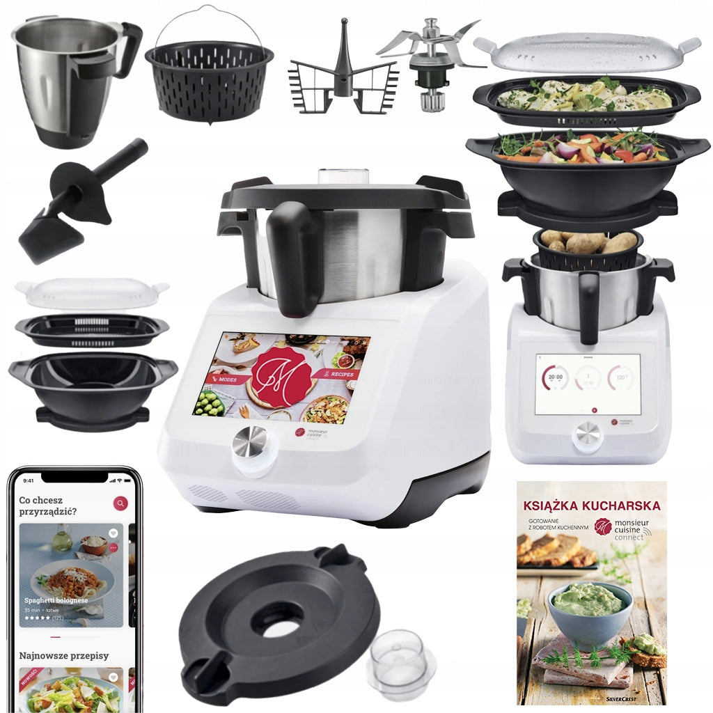 FOOD PROCESSOR LIDLOMIX 2025 MONSIEUR CUISINE Wi-Fi APP SMART KIT