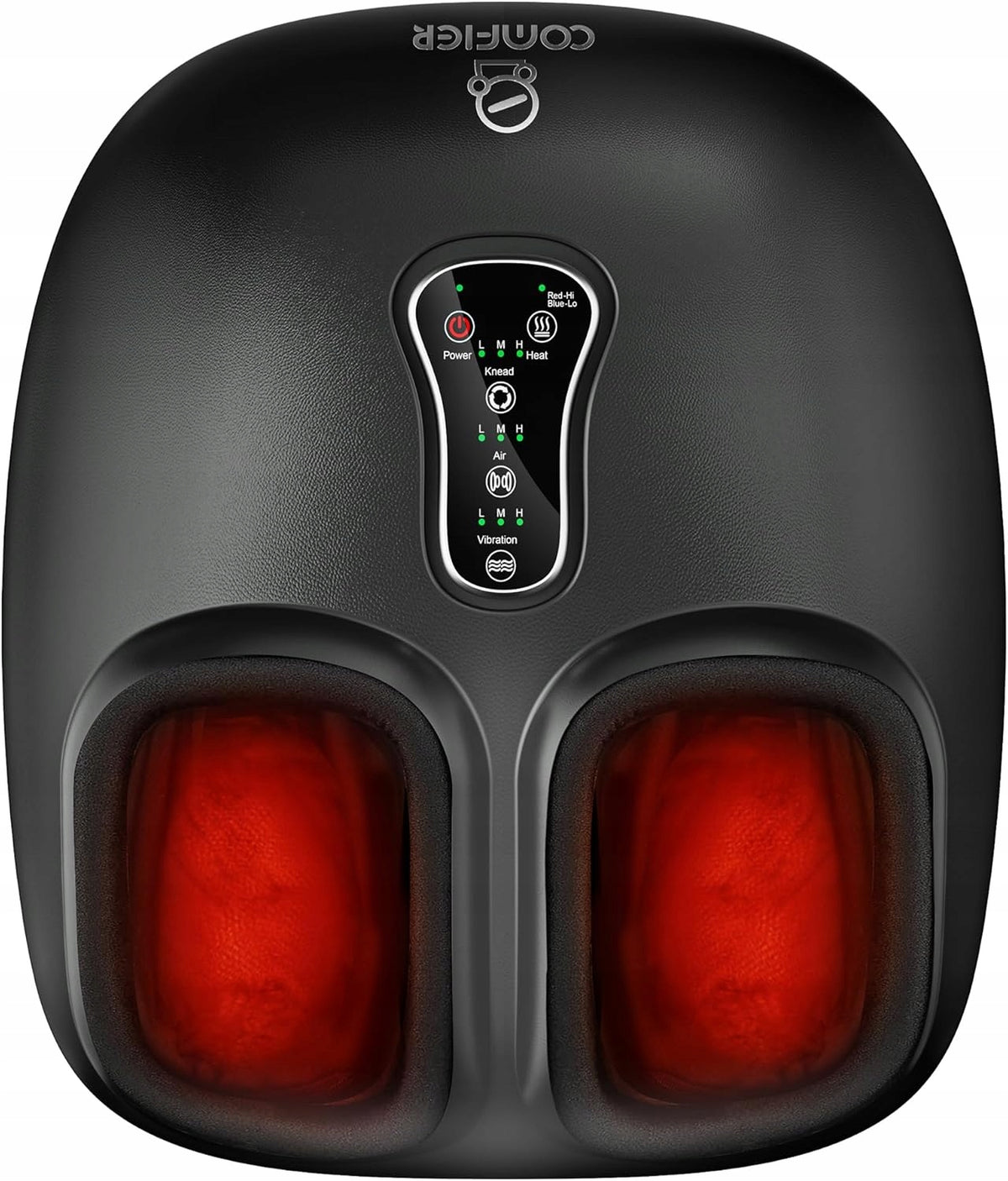 FOOT MASSAGER BLACK KNEADING COMPRESSION MASSAGE UNIVERSAL RELAXATION