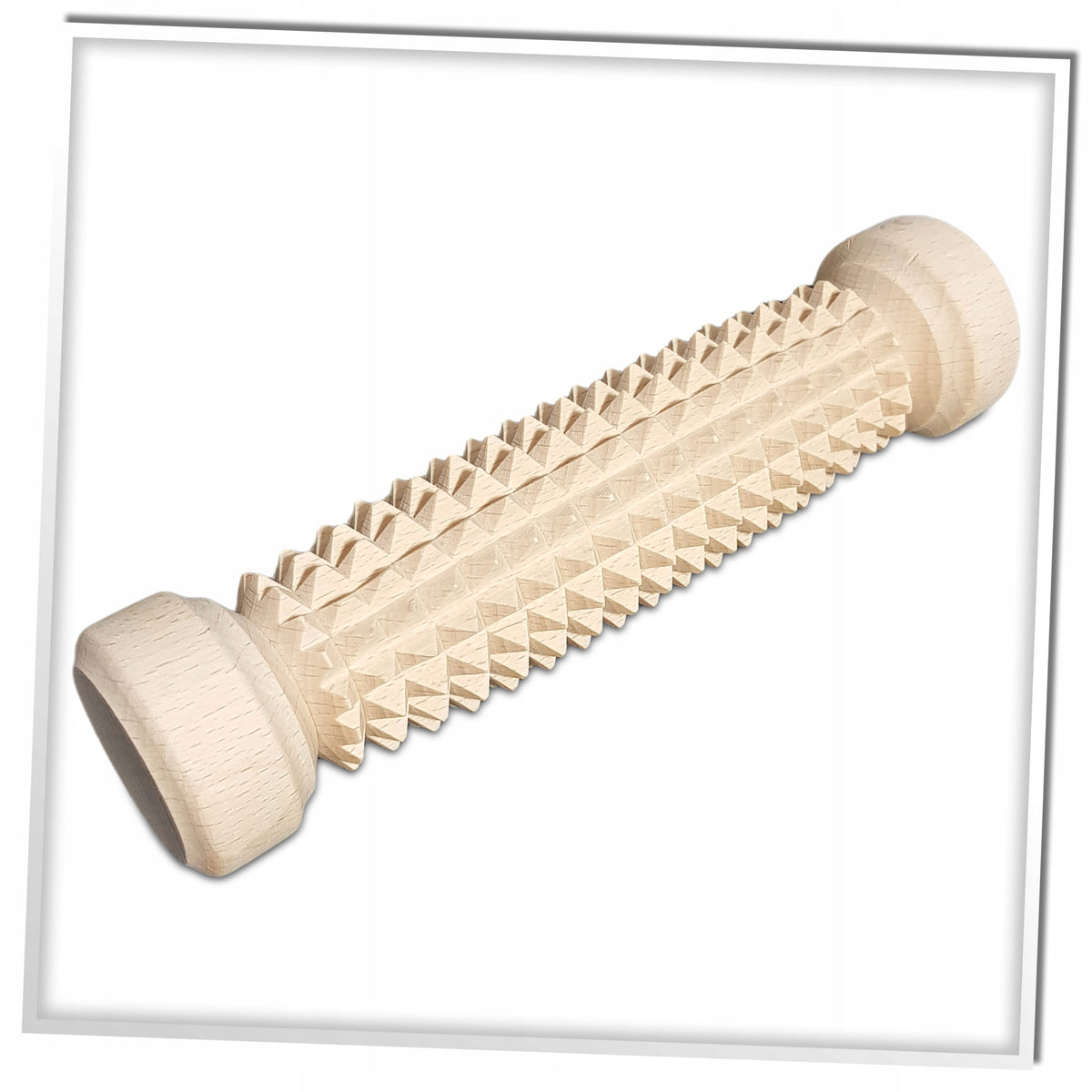 FOOT MASSAGER OVAL WOODEN RECIPE Color brown