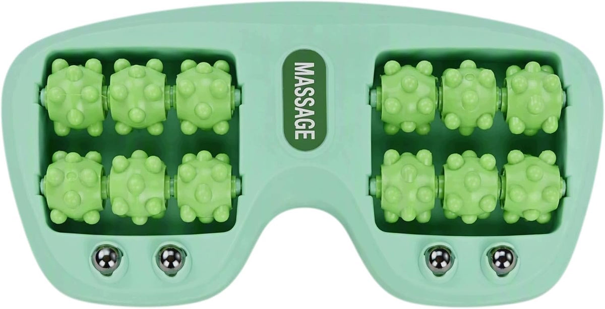 FOOT MASSAGER REFLEXOLOGY ROLLER 12 MAGNETIC POINTS