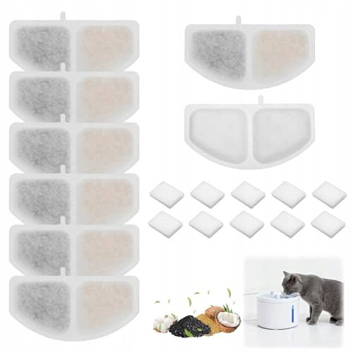 FOR CAT FOUNTAIN 16 PIECES REPLACEMENT FILTERS FOR ONEISALL 2 CAT FOUNTAINS Brand no brand