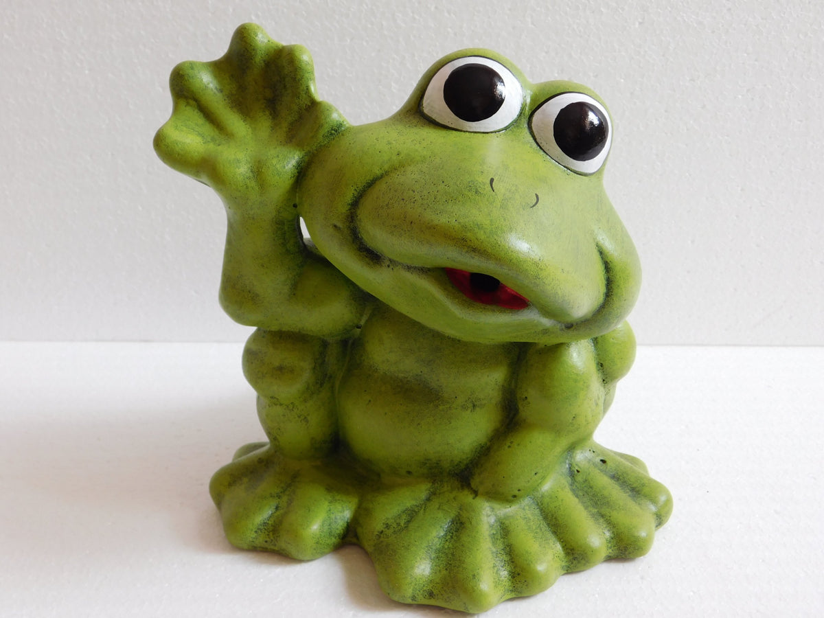 FROG FIGURINE GARDEN GIFT DECORATION