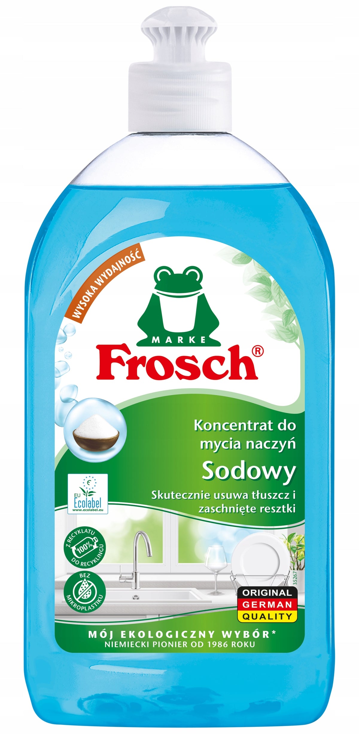 FROSCH ECO SODIUM DISHWASHING CONCENTRATE 0,5 L Packaging status original