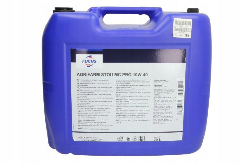 FUCHS AGRIFARM STOU MC PRO 10W40 20L