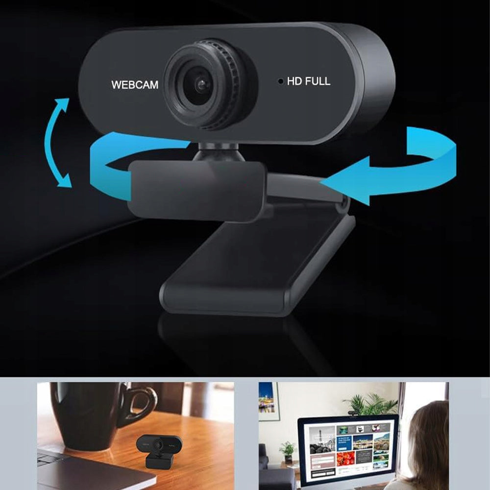 FULL HD 1080P WEBCAM WITH USB MICROPHONE FOR PC Manufacturer code 6PC0111BK42321