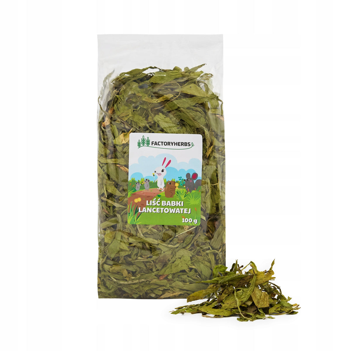 FactoryHerbs - Lancet Leaf - 100g - Rabbits and Rodents