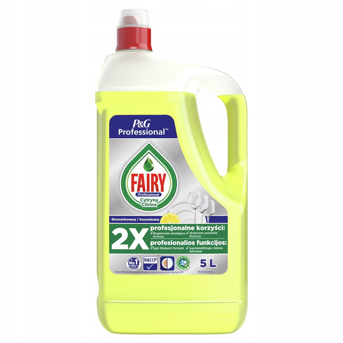 Fairy dishwashing liquid 5l Lemon