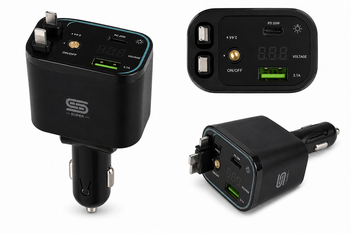 Fast Car Charger for Phone Packaging status original