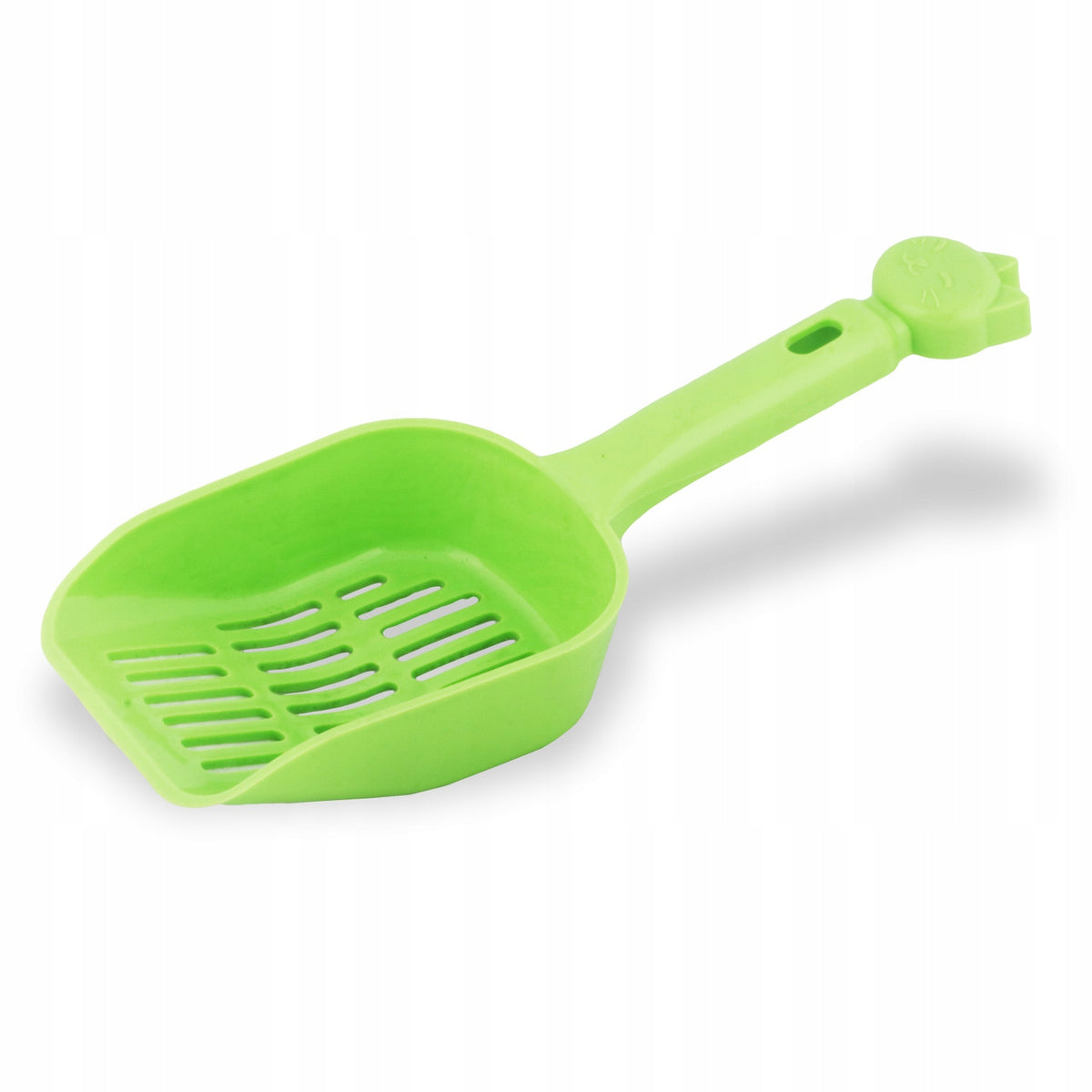 Feces Collector Green Plastic Spatula