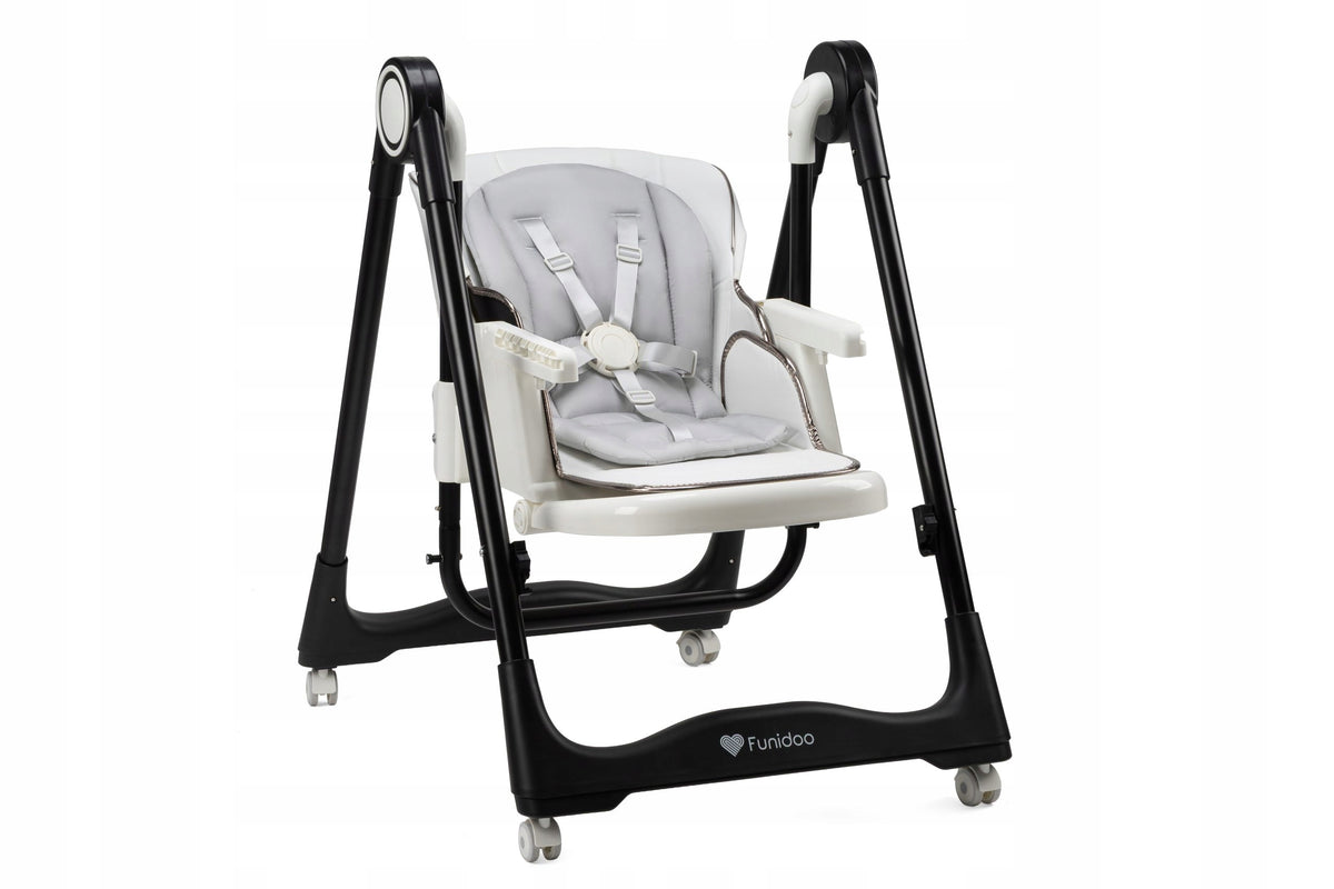 Feeding chair with rocking function and learning panel FUNIDOO Packaging status original