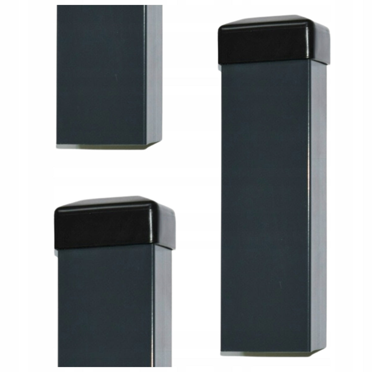 Fence Post Profile 60x40 2,30m 230 cm GREY anthracite graphite