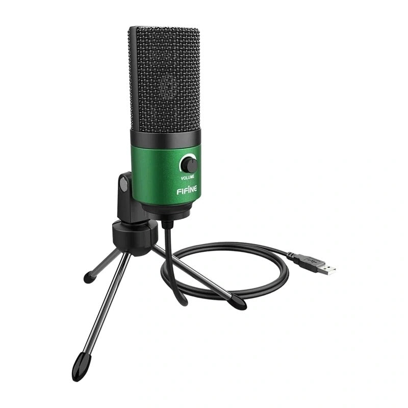 Fifine K669BG Studio USB Condenser Microphone for Podcast Streaming
