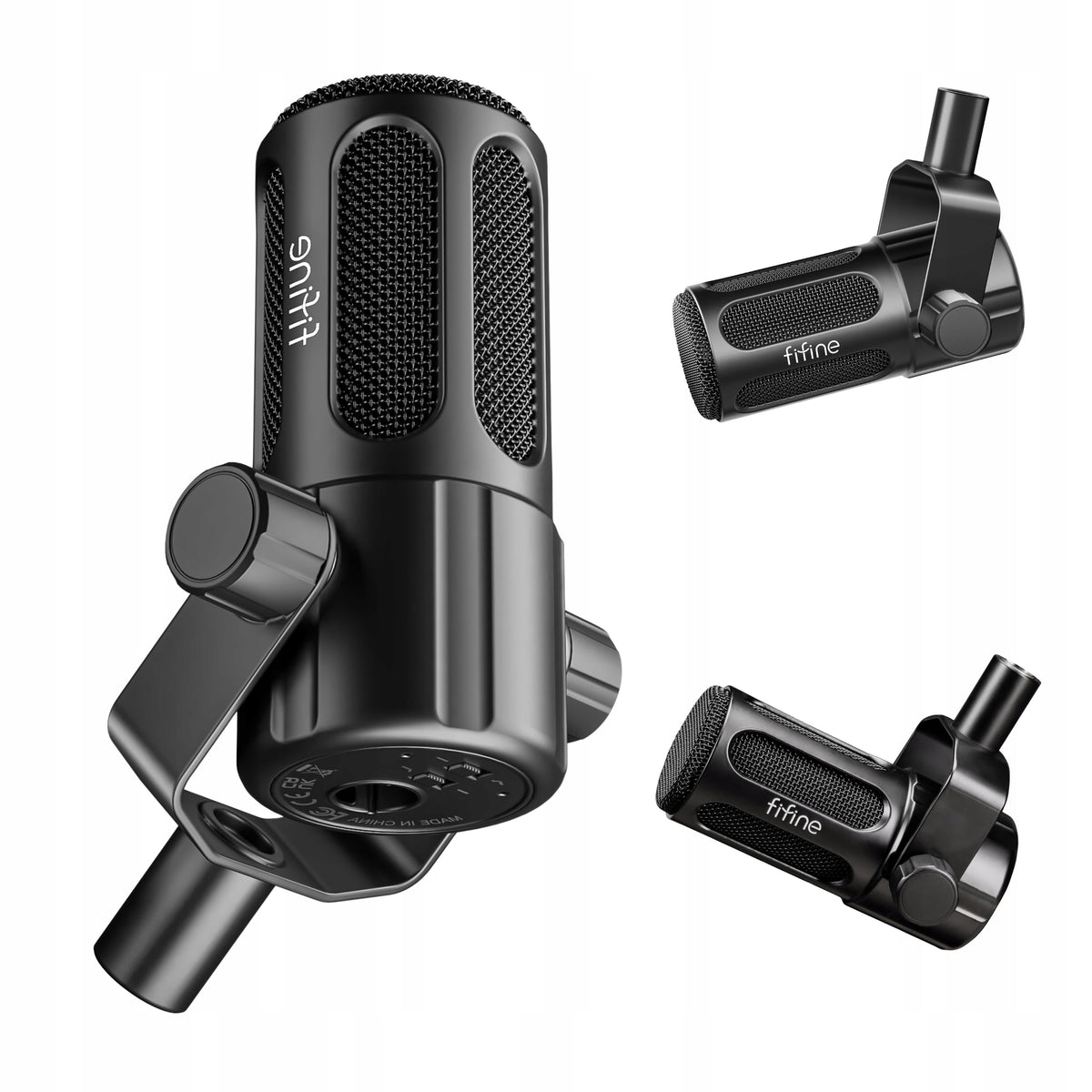 Fifine Tank1 Dynamic Studio Microphone Cardioid XLR Connector Black