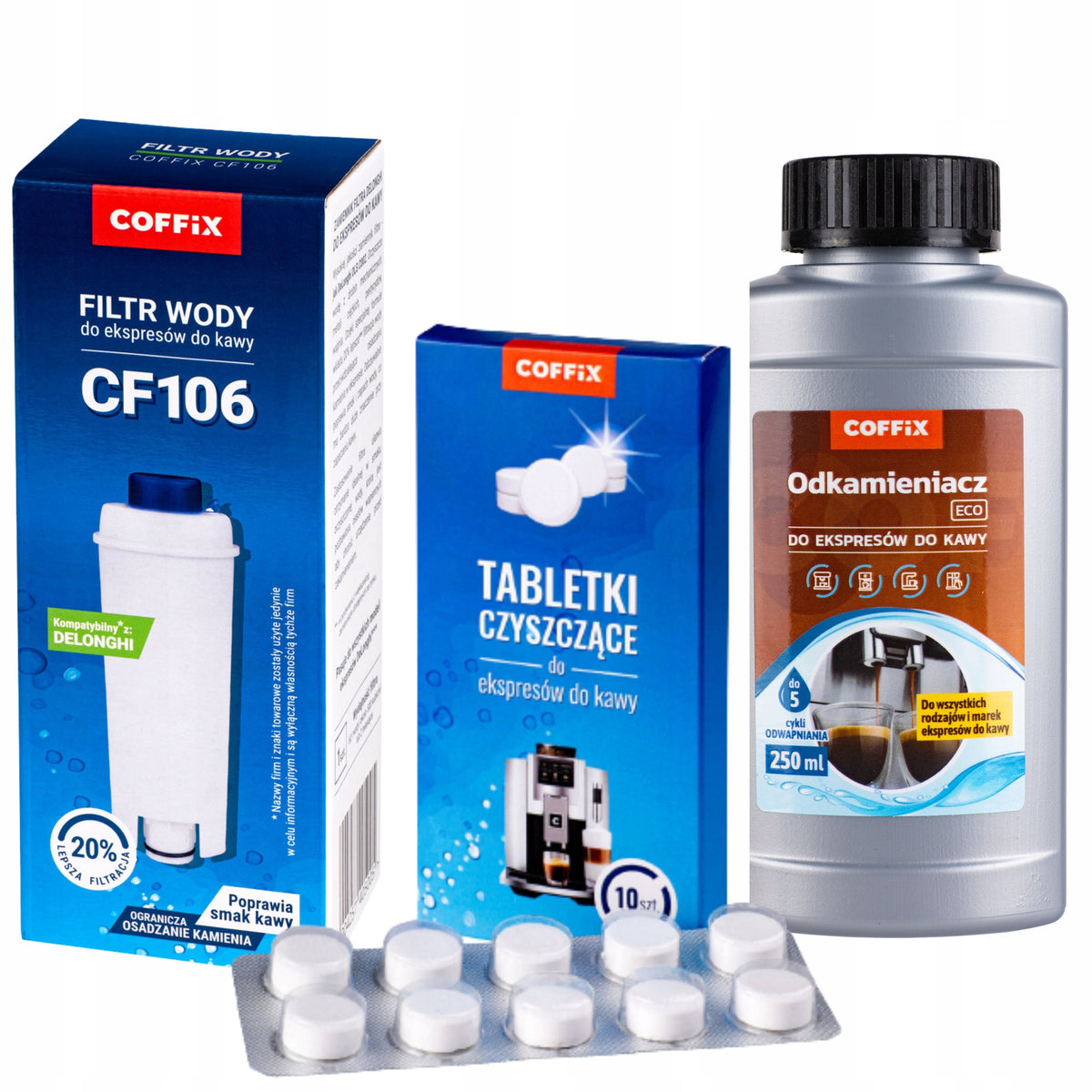 Filter Tablets Descaler DeLonghi Eletta Explore Cleaning Kit