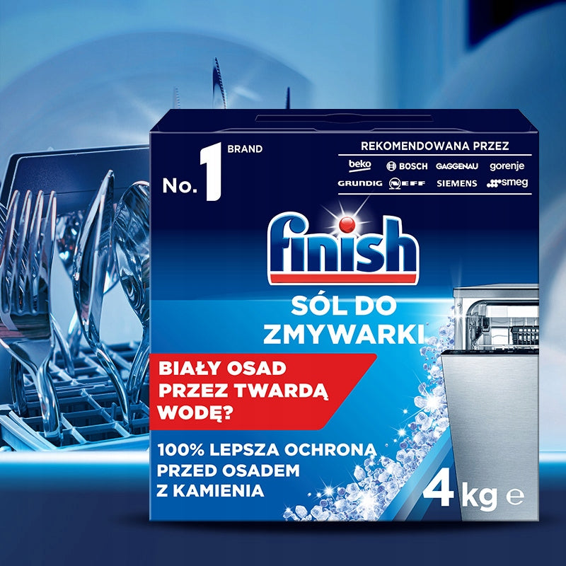 Finish Dishwasher Protective Salt 4 kg Brand Finish