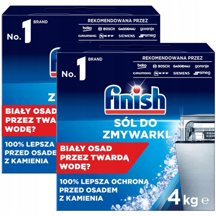 Finish Dishwasher Salt Protective Coarse 2X4 kg