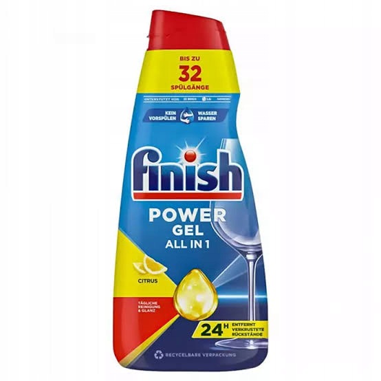 Finish Power Gel All in 1 Lemon Dishwasher Gel 650 ml