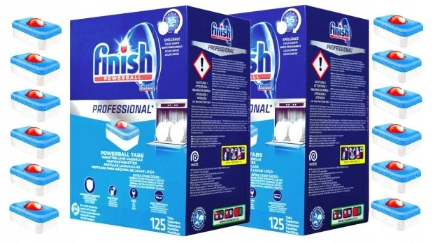 Finish Professional Dishwasher Tablets 2 x 125 = 250 pieces