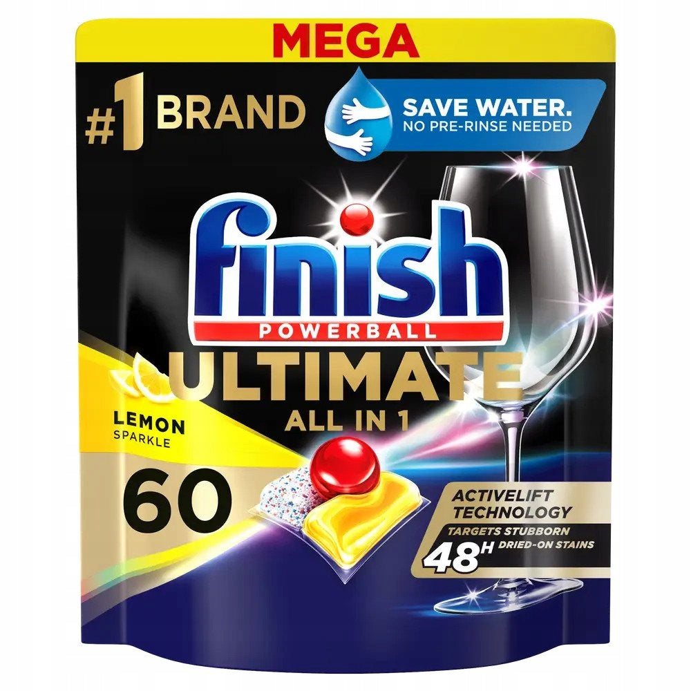 Finish kaps. Ultimate All in one 60pcs Lemon Packaging status original