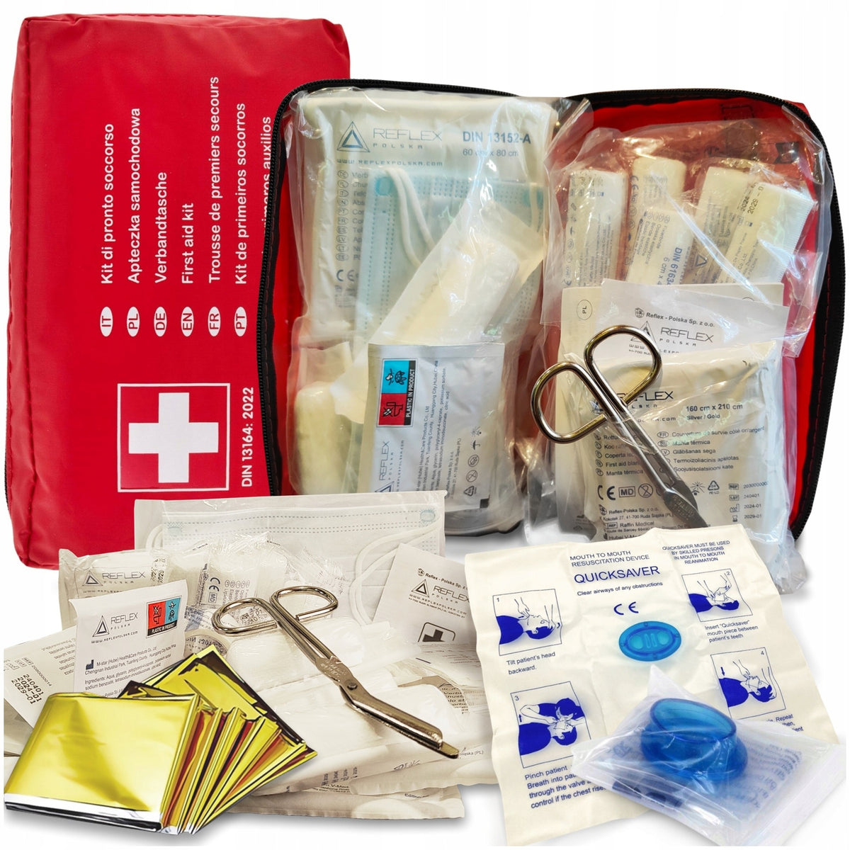 First Aid Car First Aid Kit Complete Ready for New Requirements 2026