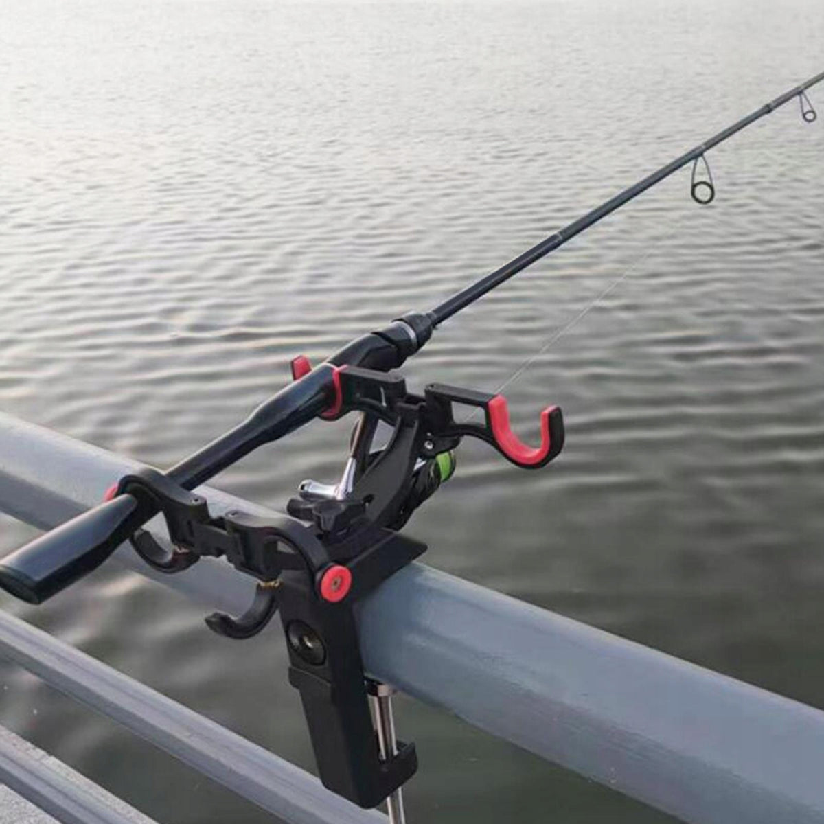 Fishing Boat Rods Handle Folded Adjustable Swivel Stand with