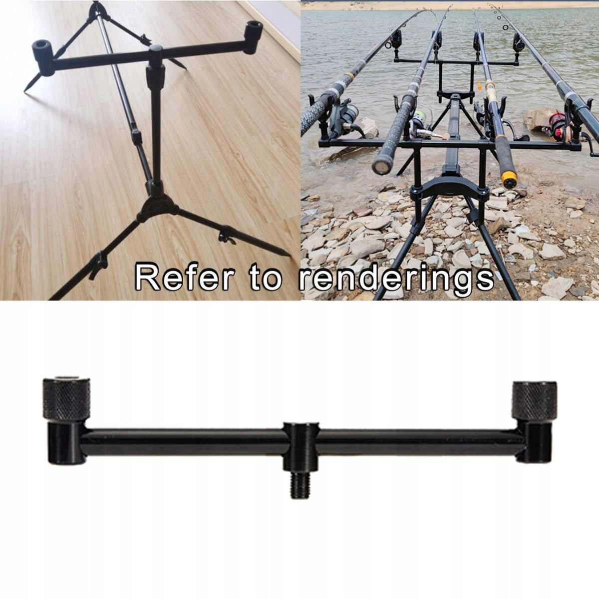 Fishing Buzzbars for Sticks, Rod Rests, Buzz Bottom Rests Brand no brand