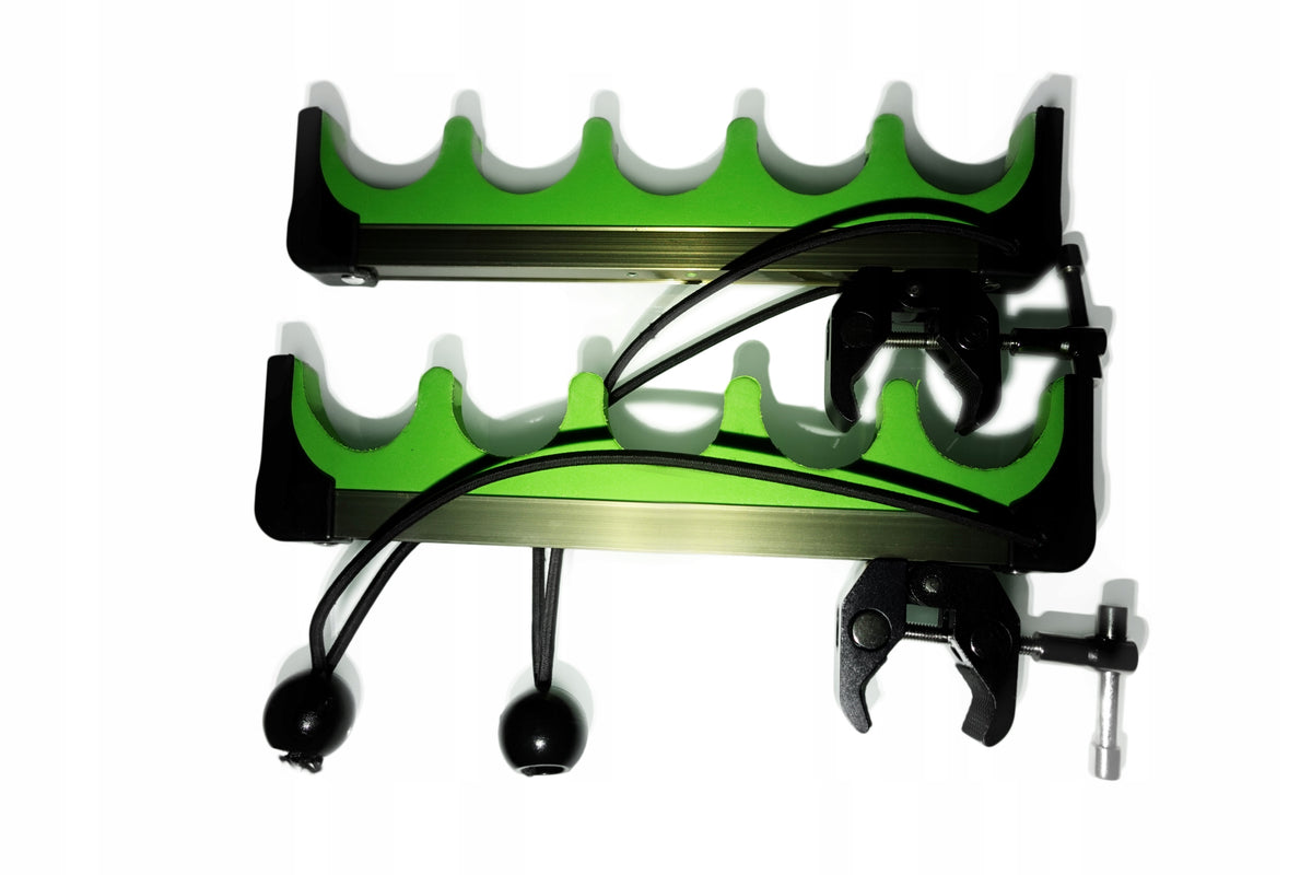 Fishing Rod Comb Holder for Boat Railing! Brand Angry Fish