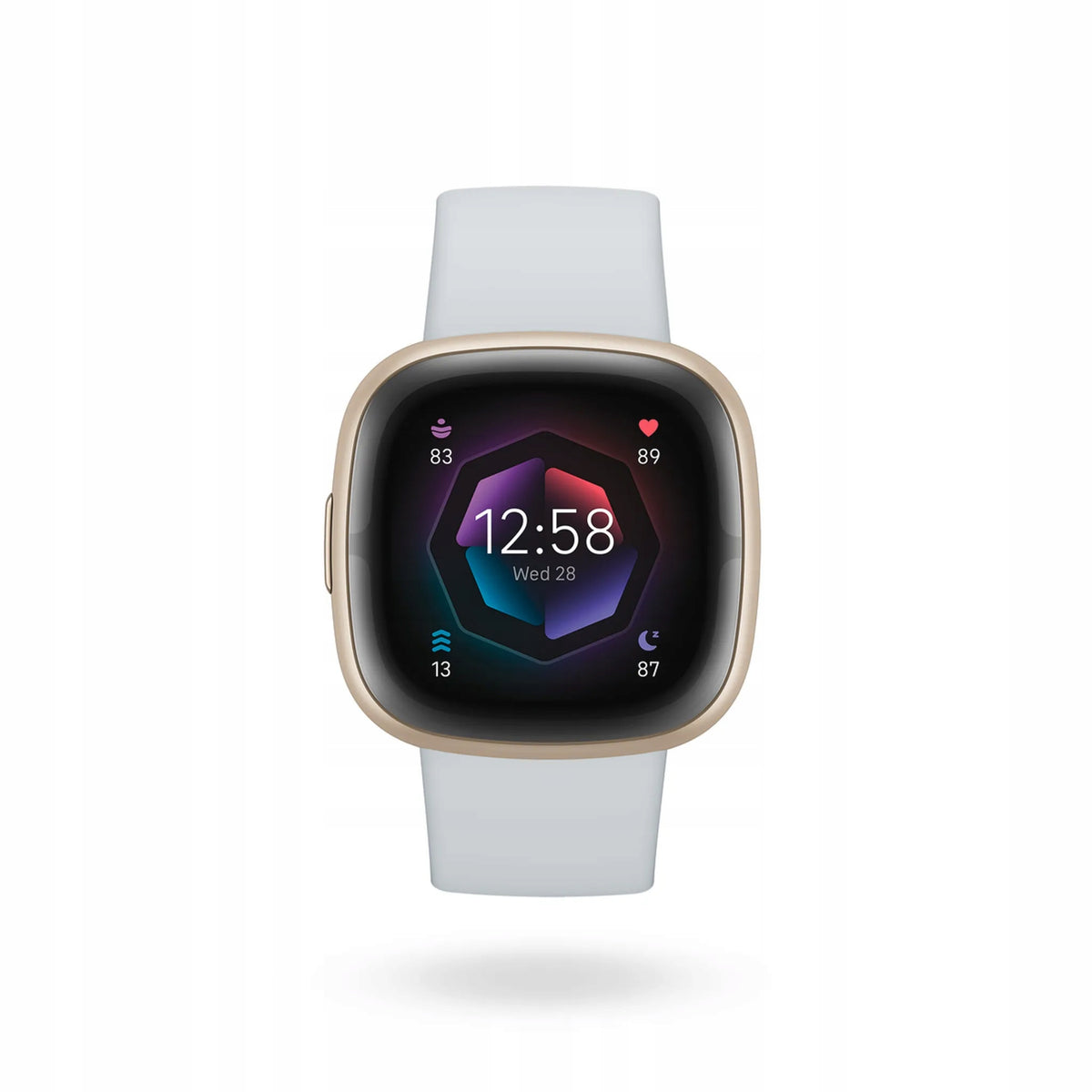 Fitbit Sense 2, Blue/Gold, smart watch Color gold