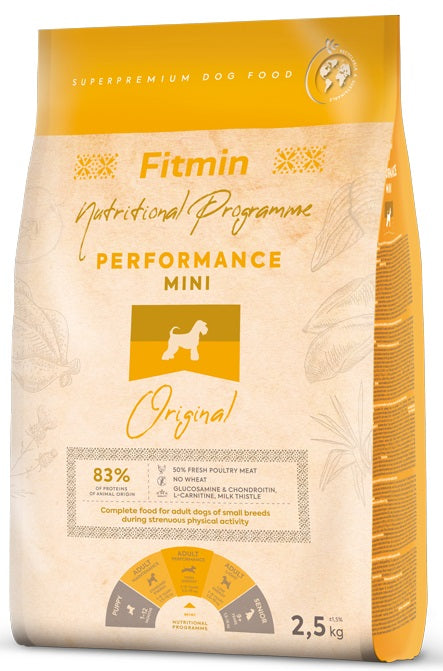 Fitmin Program Mini Performance 2.5 kg Manufacturer code 521114159