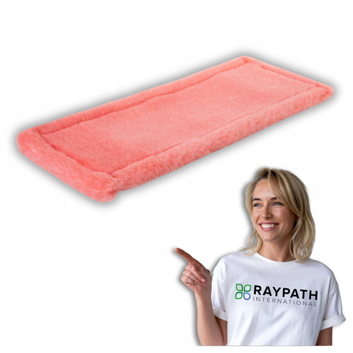 Floor Cushion for Mop Pink Refill Absorbent Mop Effective Raypath