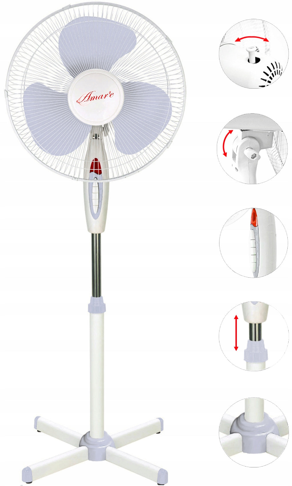 Floor FAN VT04 STANDING 40cm 40w