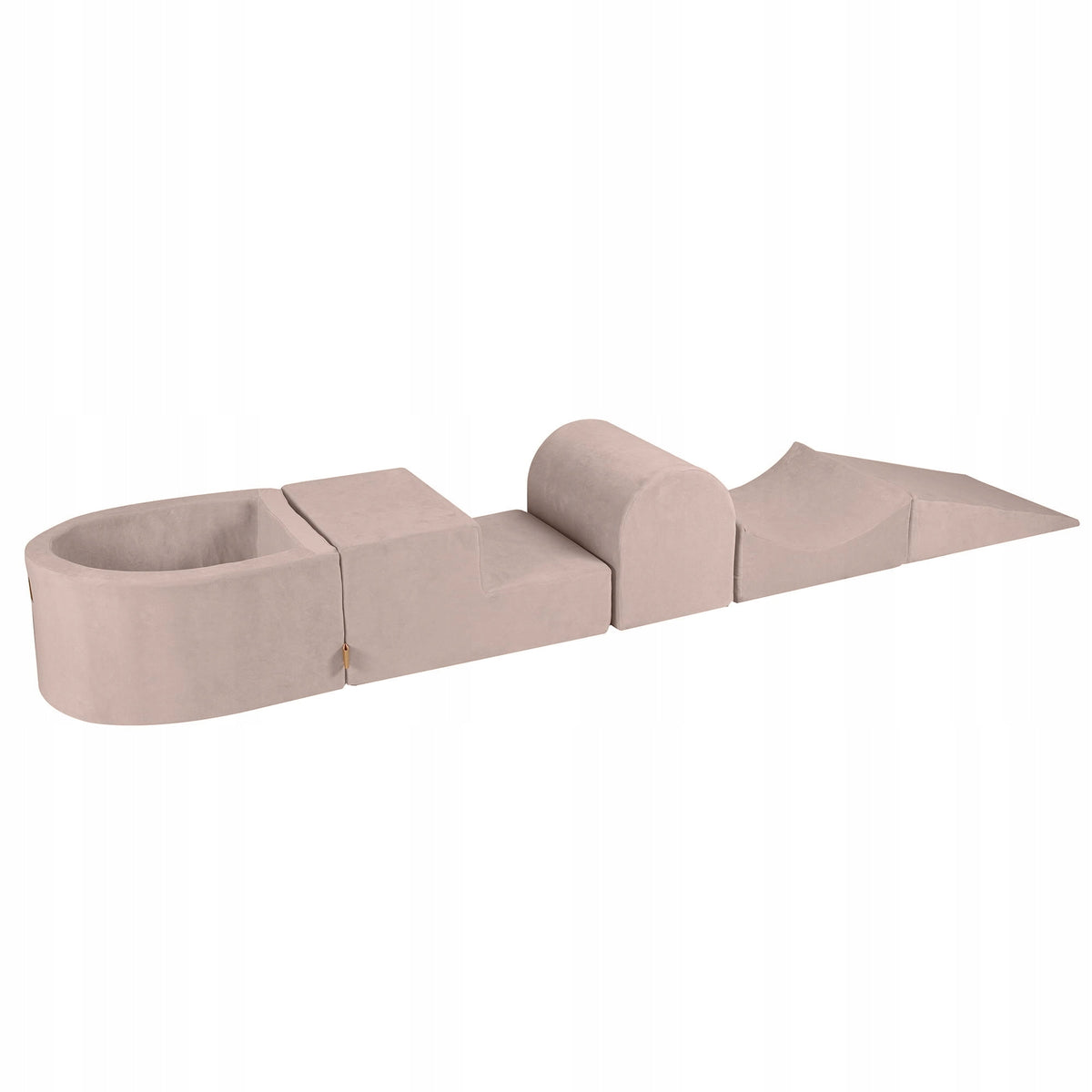 Foam Set with Dry Pool 57x45x30cm, Square Toys for Children, 5 elements