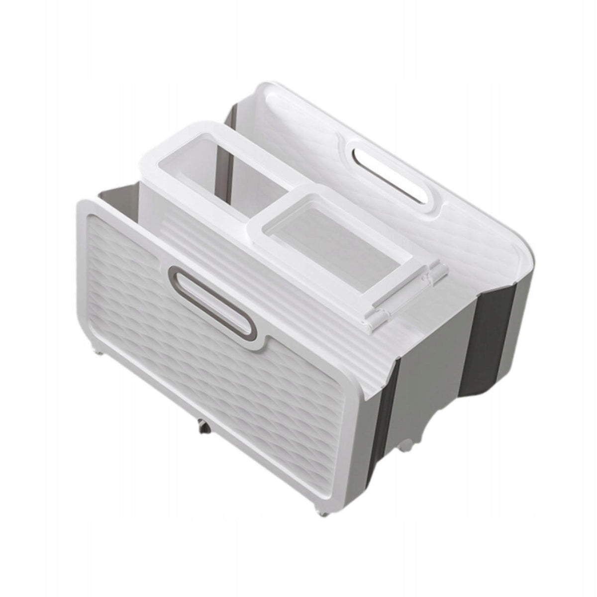Foldable Mop Bucket with Handle Convenient Collapsible Bucket Double barrel