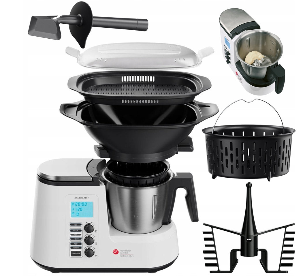 Food processor SilverCrest 2,2 l 1100 W with steaming function