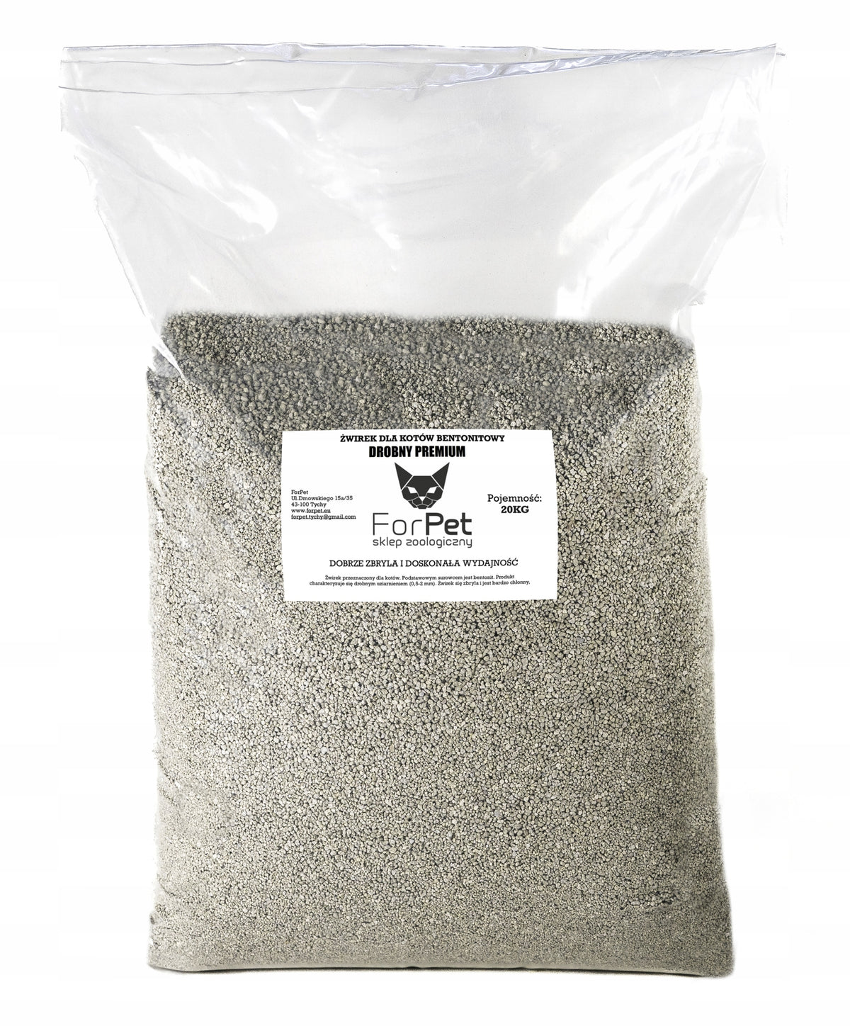 ForPet Cat Litter - FINE PREMIUM - 20KG