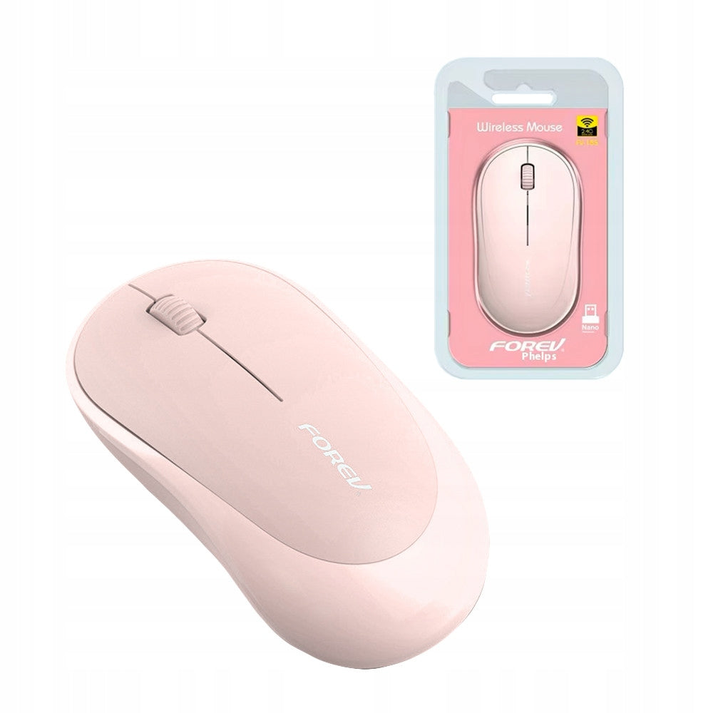 Forev computer mouse wireless pink FV-185
